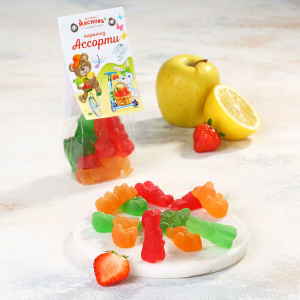Мармелад жевательный Ассорти МясновЪ Вкусняшка