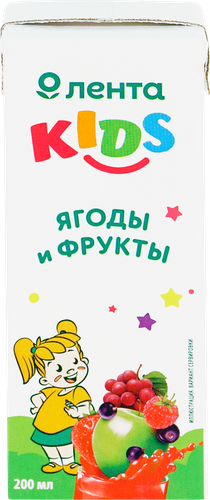 

Нектар Лента Kids из смеси ягод и фруктов 200 мл