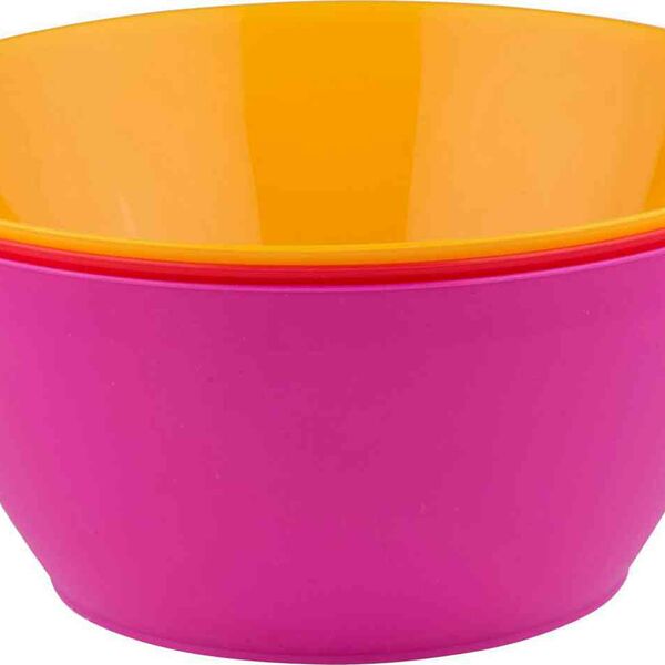 Салатник пластиковый круглый, цвета в ассортименте