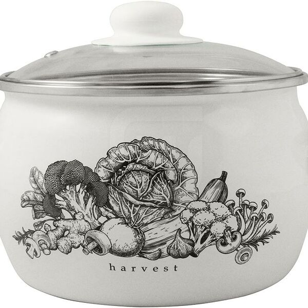 Кастрюля Harvest эмалированная 3