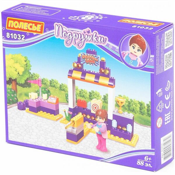 Конструктор Полесье Подружки 88 элементов