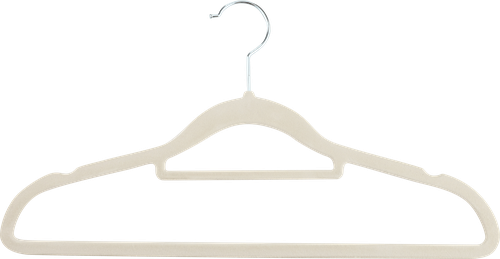 

Набор вешалок HOMECLUB Harmony 21см, флок Арт. 329305, 6шт в ассортименте