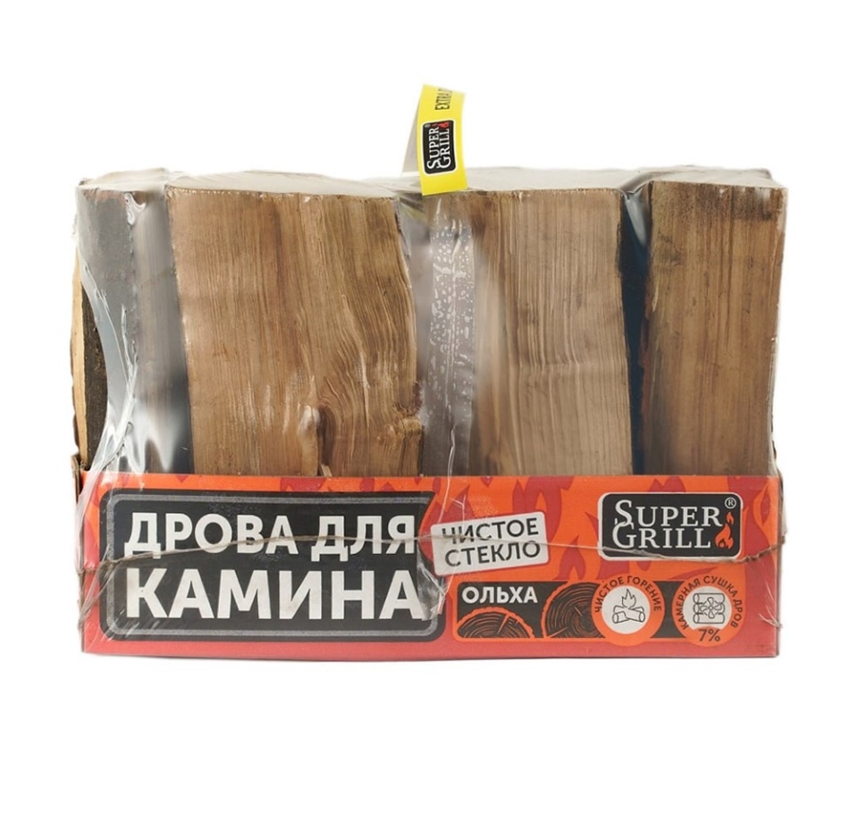

Дрова для камина, Super Grill, 8 кг, Россия