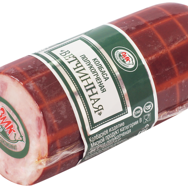 Колбаса полукопченая МК ВОЛОГОДСКИЙ Ветчинная со срезом