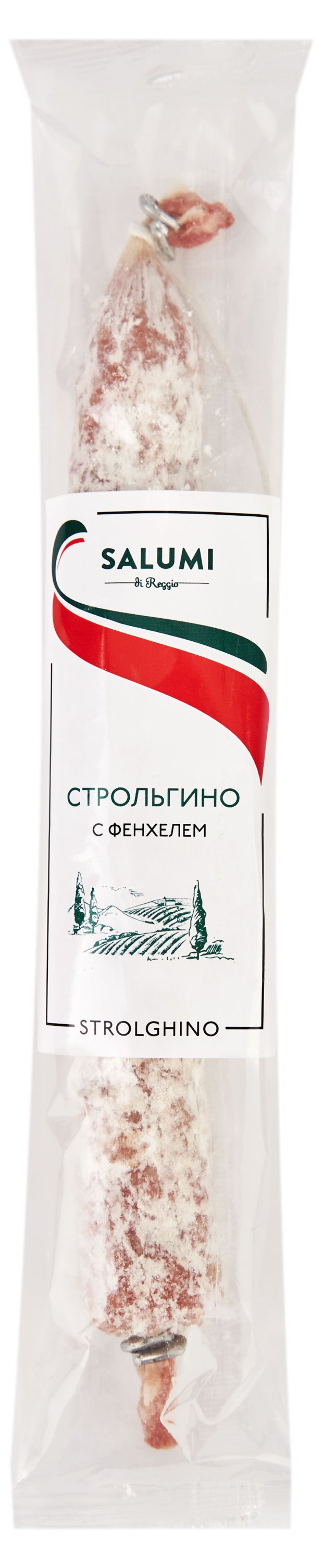 

Колбаса свиная полусухая Salumi di Reggio Строльгино с фенхелем 110 г