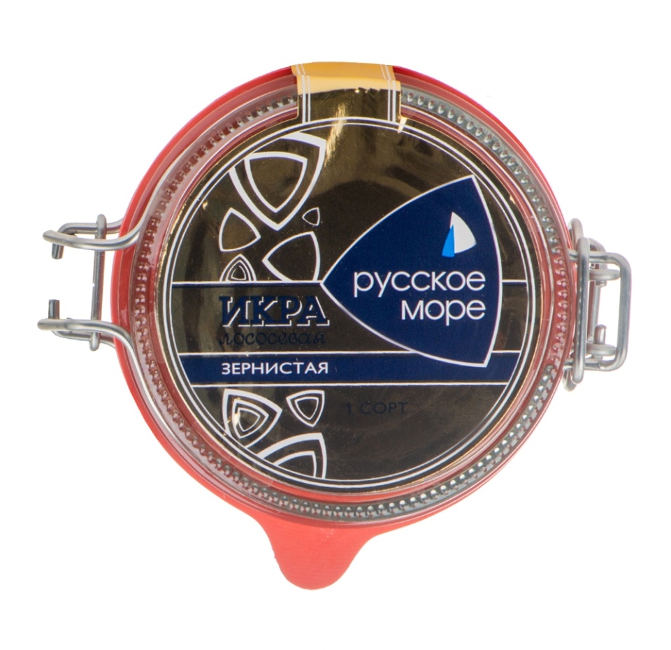 

Икра лососевая Русское море зернистая горбуши АО "Русское море" 500г стекло Россия