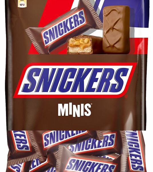 Батончики Snickers Minis шоколадные, 180г