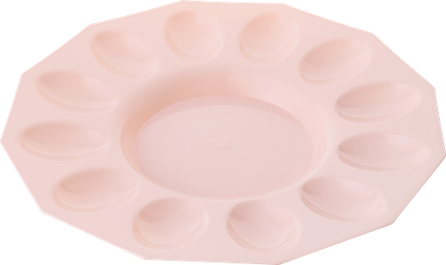 Тарелка HOMECLUB Пасхальная 25см, пластик, в ассортименте