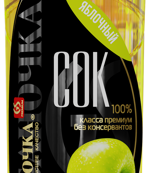 Сок Кубаночка яблочный 0.75 л