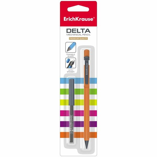 Механический карандаш ТМ Erich Krause (Эрих Краузе) в наборе с 20 грифелями 0.5 мм нв