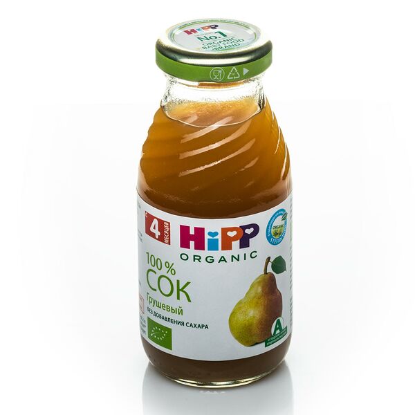 Сок Грушевый восстановленный с мякотью, HiPP - 200 мл