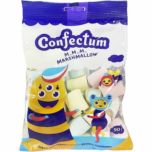 Зефир Confectum Rainbow жевательный с ароматом тутти фрутти, 90г