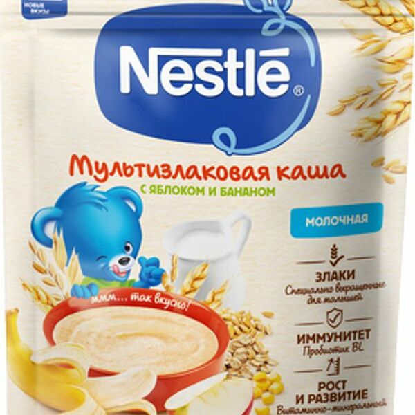 Каша Nestlé Молочная яблоко-банан с 6 мес. 200г
