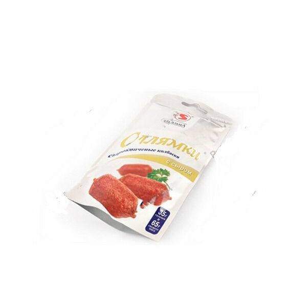 Колбаски сырокопченые Салямки с сыром ТМ Сальма