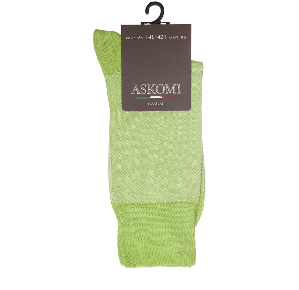 

Носки мужские Classic цвет салатовый, Askomi, р. 43-44, Россия