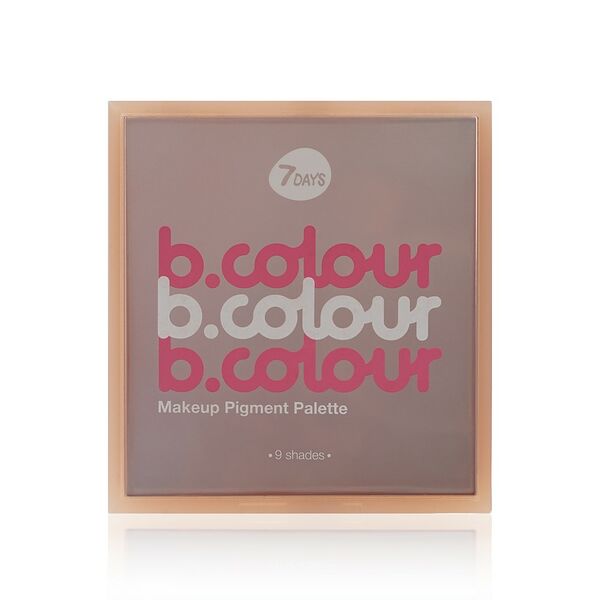 Палетка теней для век 7 days b.colour 01 , Luxury Life , 9г