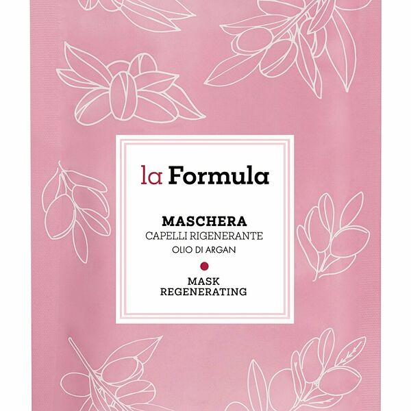 LA FORMULA Маска с аргановым маслом для интенсивного восстановления волос, 50 мл