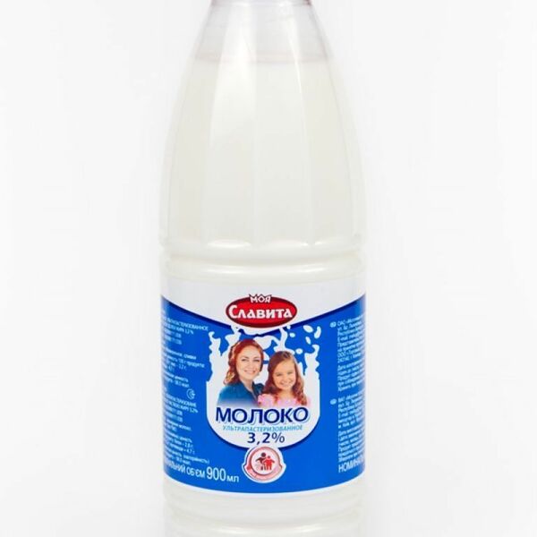 Молоко Моя Славита пастеризованное, 3.2%