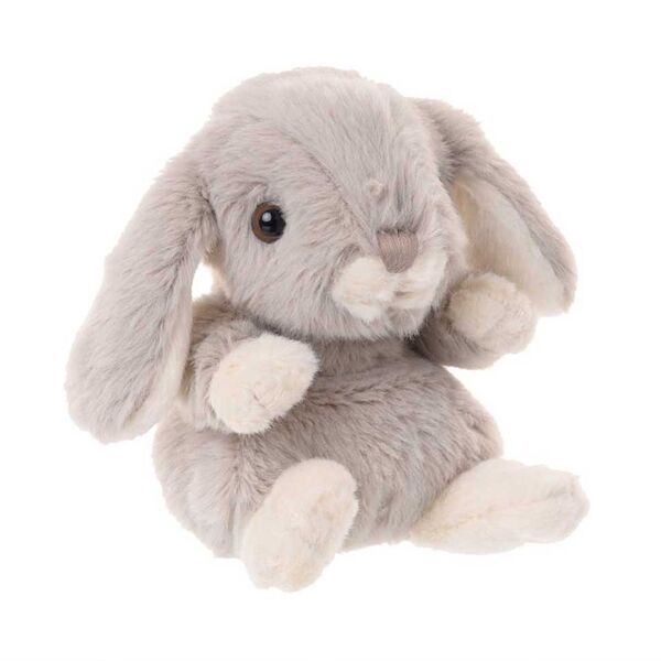 Игрушка мягкая «Кролик Kanini» серый, Bukowski, 15 см, Швеция