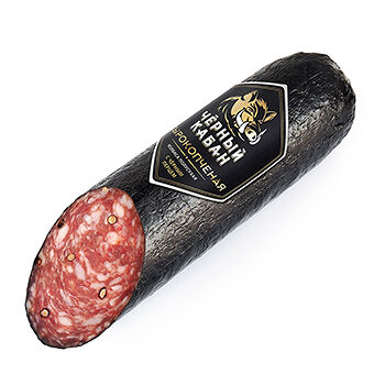 Колбаса сырокопчёная полусухая с чёрным перцем, «Чёрный кабан»