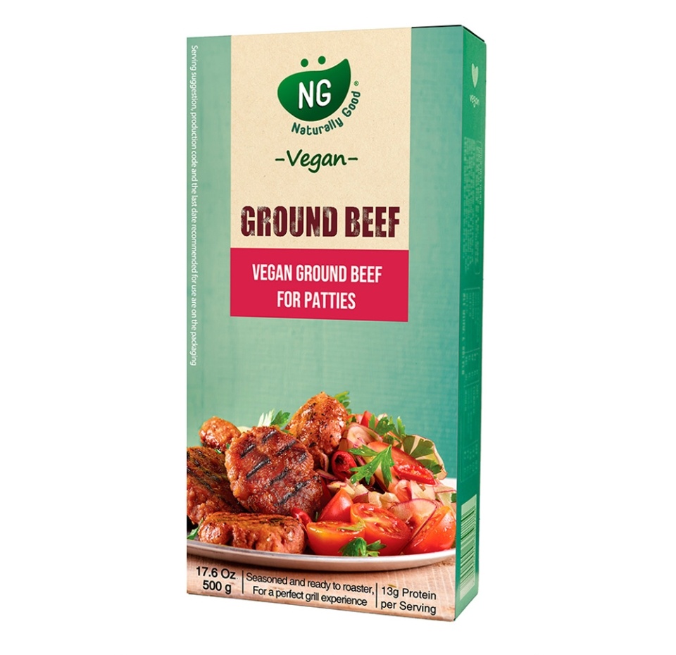 

Фарш вегетарианский NG со вкусом говядины для котлет или бургеров (4 порции) 500 г, Израиль