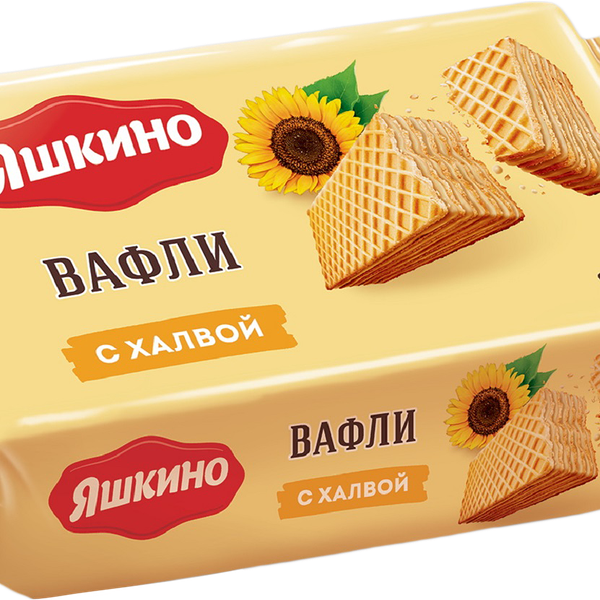Вафли Яшкино с халвой, 200г