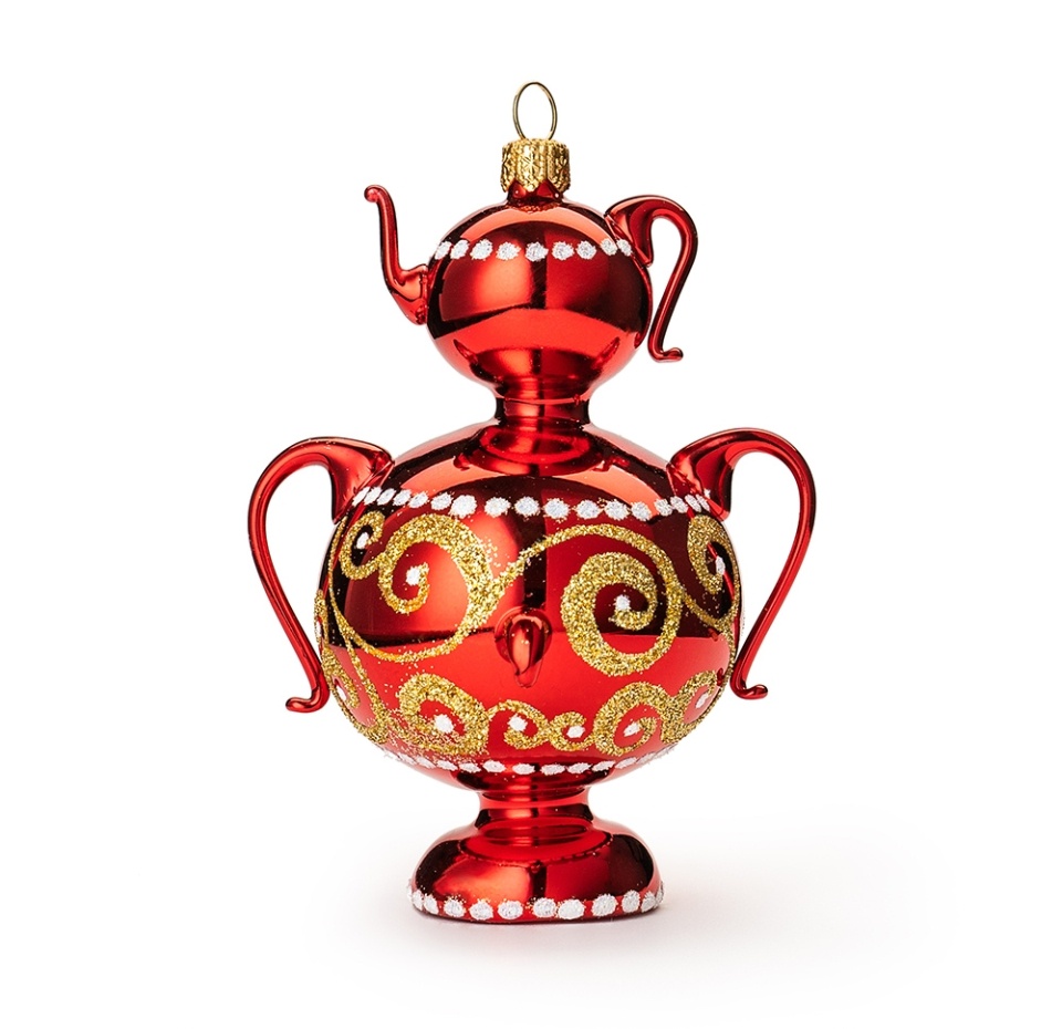 

Игрушка для елки Елочка «Коллекция Традиции» Самоварчик в ассортименте 10.5см, стекло, Россия