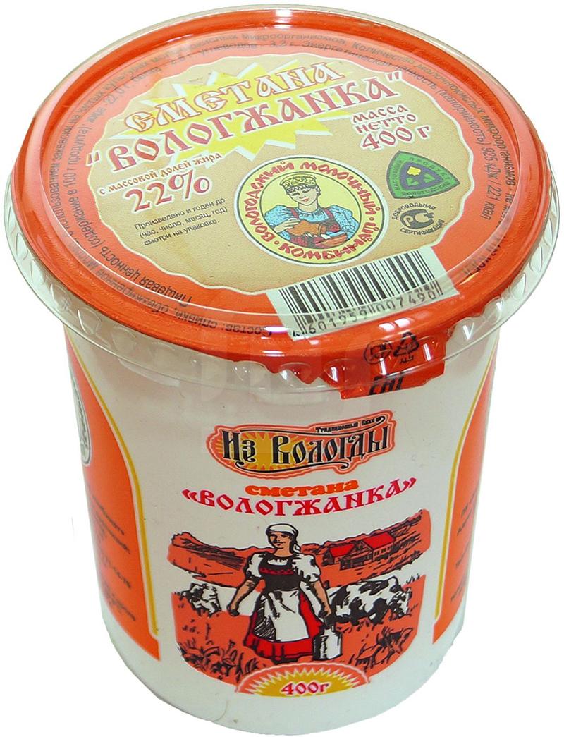 

Сметана Вологодский Мк Вологжанка 22%