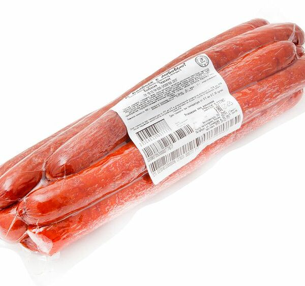 Колбаски полукопчёные Иней Чешские категория Б