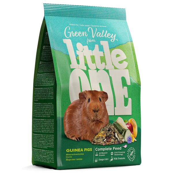 Корм для морских свинок Little One Зеленая Долина Травы 750 г