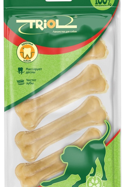 Лакомство для собак Triol Кость из жил №3