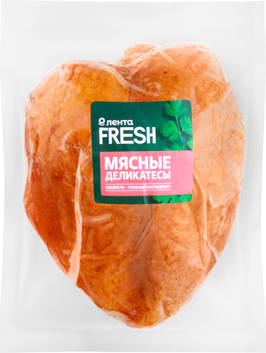 

Грудка куриная копчено-вареная ЛЕНТА FRESH, вес
