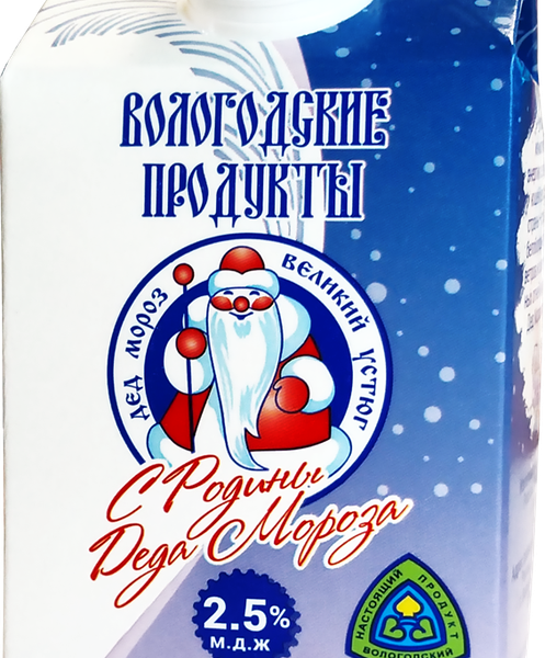 Напиток кисломолочный Снежок Вологодские продукты Устюгмолоко 2,5%