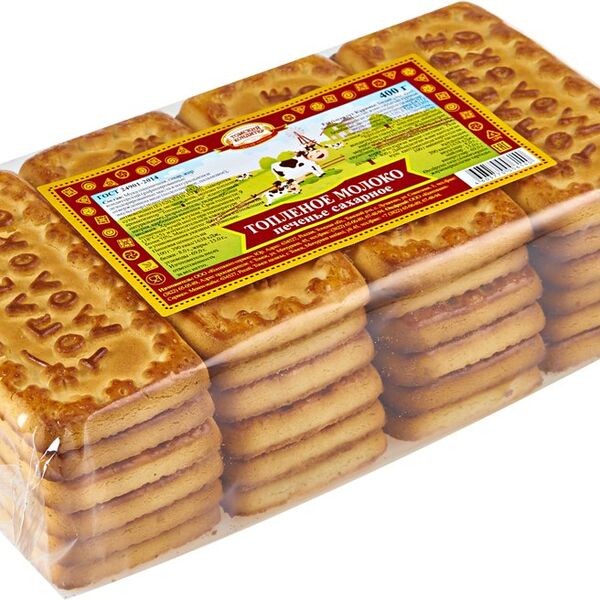 Печенье Томский кондитер сахарное, топленое молоко 400 г