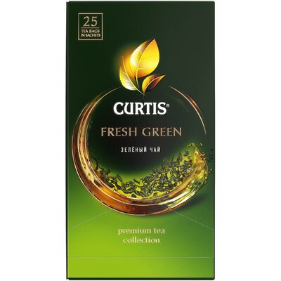 Чай зеленый Curtis Fresh Green, 25 шт.