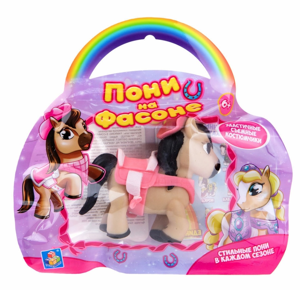 

Игрушка-антистресс 1Toy Пони на фасоне в ассортименте 1 шт