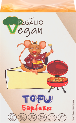 Продукт веганский Regalio Vegan Тофу Барбекю 200 г