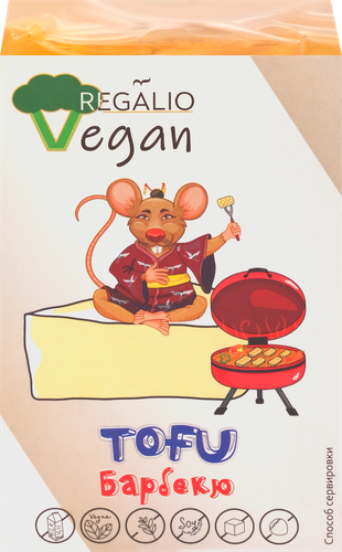 

Продукт веганский Regalio Vegan Тофу Барбекю 200 г
