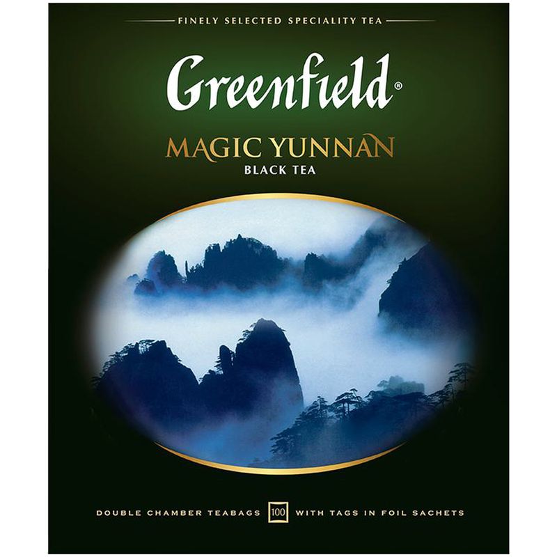 

Чай черный Greenfield Magic Yunnan в пакетиках 2 г 100 пакетиков