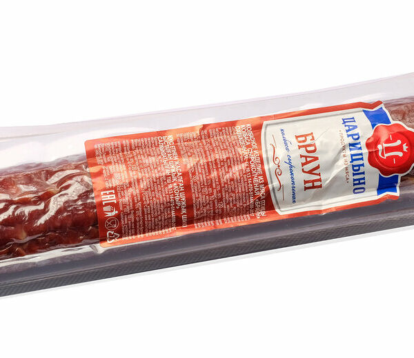 Колбаса сырокопченая брауншвейгская ТМ Царицыно