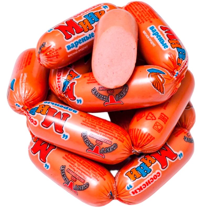 

Сосиски варёные мини Сургутский мясокомбинат 430 г