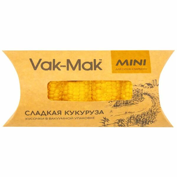 Кукуруза Vak-Mak  сладкая вареная, 240г