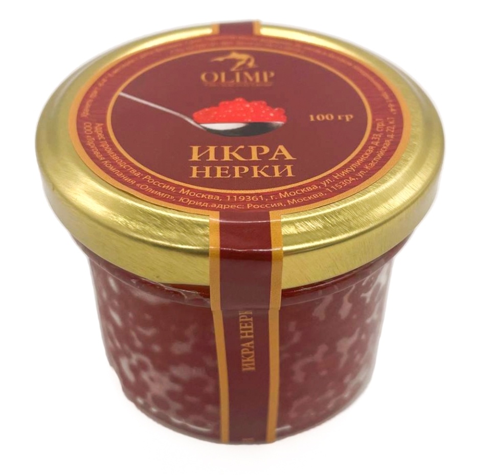 

Икра лососевая Олимп зернистая нерки 100г, Россия