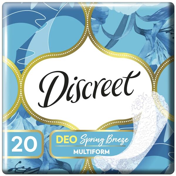 Прокладки Discreet Deo Spring Breeze Multiform ежедневные 20шт