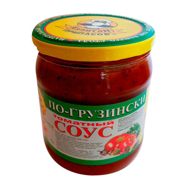 Соус Капитан Припасов 480г томатный по-грузински ст/б твист