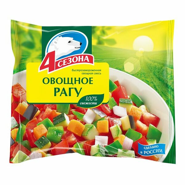 Смесь овощная быстрозамороженное 4 сезона