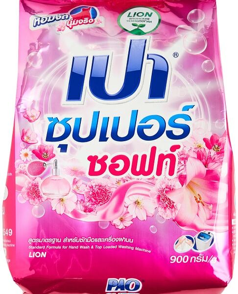 Порошок для стирки Lion Pao Super Soft антибактериальный с эффектом кондиционера 900г