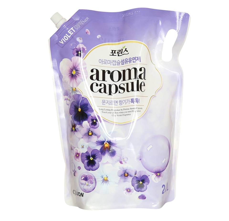 

Кондиционер для белья Aroma capsule - Фиалка 2.1 кг 1 шт. Южная Корея
