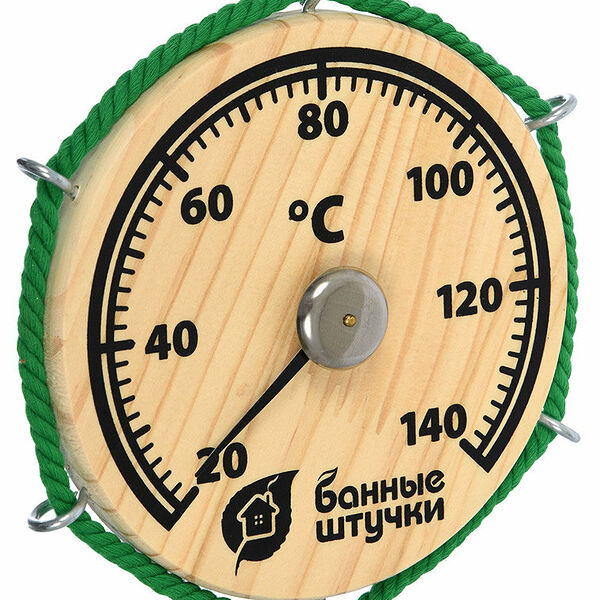 Термометр для бани и сауны Штурвал ТМ Банные штучки, 14х14х2 см