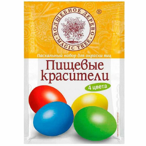 Пищевые красители 4 цвета